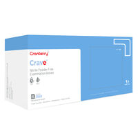 Crave Nitrile Exam Gloves X-Large Light Blue Non-Sterile thumbnail 6