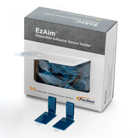 5257905 EzAim X-Ray Positioning System EzAim Individually Cut Adhesive Sensor Holder, Anterior, 131116, Blue, 50/Pkg