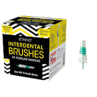 8230015 StaiNo Interdental Brushes Brush Refill, Ultrafine Tapered, 72/Box, S414P