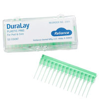 8830615 Duralay Plastic Pins Plastic Pins, 50/Box, 2301