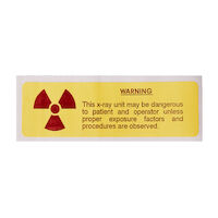 5253525 Radiation Caution Labels Radiation Caution Labels, 1.5" x 4", 5/Pkg., RCL