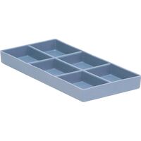 9518035 Plastic Cabinet Trays #20, 7 7/8" x 3 3/4" x 3/4", Blue, 20Z206B