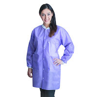 5251535 FiTMe Lab Jackets and Coats Coat, Small, 10/Bag, Lavender, UGC-6604-S