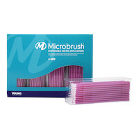 9532535 Microbrush Plus Fine, Applicators, Pink, 400/Pkg, PF400PI