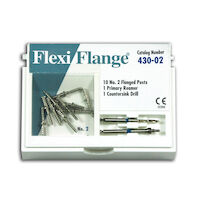 9530735 Flexi-Flange Stainless Steel Refill, Size 2, Blue, 10/Pkg., 430-02