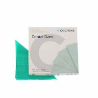 8441835 Hygenic Non-Latex Dental Dam 5" x 5", Medium, Green, 15/Box, H09928
