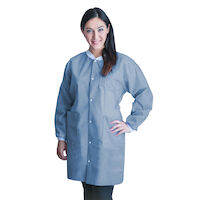 5251545 FiTMe Lab Jackets and Coats Coat, Large, 10/Bag, Ceil Blue, UGC-6603-L