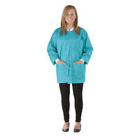 9520845 SafeWear Hipster Jackets Protective Hip-Length Jacket Small, Tropical Teal, 12/Pkg., 8115A