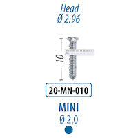 496-0455  2.0 mm x 10 mm, Mini Screw, 20-MN-010 product image
