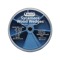 2611455 Sycamore Wood Wedges Wood Wedge Organizer, 1/Pkg, 9061115