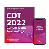 5253555 CDT 2022 Current Dental Terminology CDT 2022 Current Dental Terminology, J022BTi