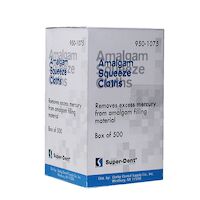 9501075 Amalgam Squeeze Cloths Cloths, 500/Box