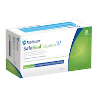 9530085 SafeSeal Quattro Self Sealing Sterilization Pouches with TruePress Technology 7.5" X 13", 200/Box, 88030-4