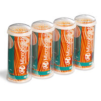 9532485 Microbrush Tube Series Ultrafine, Orange, 100/Tube, 4/Pkg, MUO400