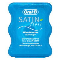 8180295 Oral-B SATINfloss Mint, 10 yds., 144/Box, 3256296