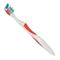 9526695 Adult Compact Head Toothbrush 32 Tufts, Compact Head, Stimulating with Soft Bristles, Assorted, 72/Box