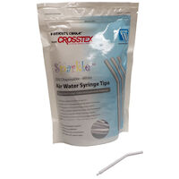3410016 Sparkle Disposable Air/Water Syringe Tips White, 250/Bag, BCSAWSWH
