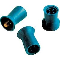 8242116 Densco Prophy Cups Snap-On, Soft Blue Rubber w/ Ribs, Recessed Webs, 1000/Box, 85032-01M