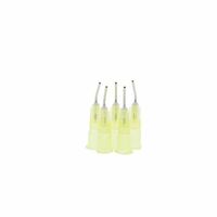 9519916 Pre-Bent Needle Tips 20 Ga, Flow Sealant Tips, Yellow, 100/Pkg