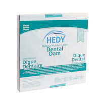 8970026 Hedy's Latex Dental Dams 6" x 6", Heavy, Green, 36/Box, 310DG-6H