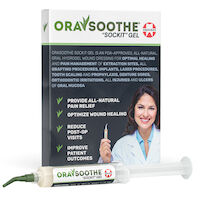 5255026 Orasoothe Sockit Gel 10 g Syringe, 01S0610, 25/Pkg