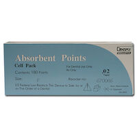 8130126 Absorbent Paper Points  - Accessory Sizes Cell, Fine, 180/Box, 670066