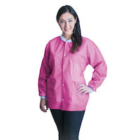 5251526 FiTMe Lab Jackets and Coats Jacket, Large, 10/Bag, Raspberry Pink, UGJ-6509-L