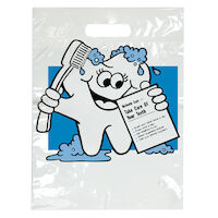 331-4136  Bag, 2 Color McTooth Says, 9" x 13", 100/Box product image