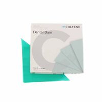 8441836 Hygenic Non-Latex Dental Dam 6" x 6", Medium, Green, 15/Box, H09105
