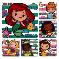 525-6746  Disney Princess Chibi Stickers, 100/Roll, PS796 product image