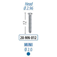 496-0456  2.0 mm x 12 mm, Mini Screw, 20-MN-012 product image
