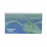 9507556 Alasta Aloe Nitrile PF Gloves Medium, 100/Box, AA100M