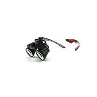9900956 Loupes Red Frame, 2.5x Kit, 16"-20" Distance, 1-5003