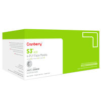 9539066 S3 ACE Masks White, 50/Box, S3080W