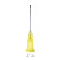 5251866 Endo Irrigation Needle Tips Notched Needle Tip, 27 Gauge, 100/Box, Yellow