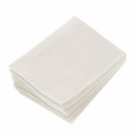 3410966 Patient Towels Economy, 2-Ply Paper, 1-Ply Poly, White, 500/Box