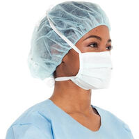 9329686 Lite One Surgical Tie On Mask Blue, 50/Box, 48100
