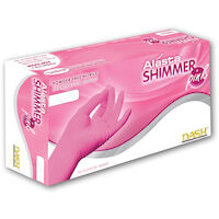 Alasta Shimmer Nitrile Exam Gloves Large Pink Non-Sterile thumbnail 6