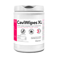 9541196 CaviWipes 9" x 12", 65/Canister, 13-1150