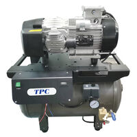 5255307 TPC Superb Air Oil-less Air Compressor w/ Membrane Dryer, 1HP Single, 110V, 1-3 Users, DC8112