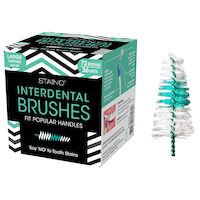 8230017 StaiNo Interdental Brushes Brush Refill, Jumbos Tapered, 72/Box, S614P