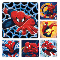 3310217 Assorted Stickers Spiderman, 100/Roll, PS468