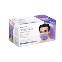 SafeMask FreeFlow Level-1 Masks 50/Bx Lavender thumbnail 2