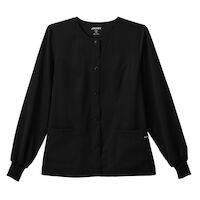 4950227 Snap Closure Jacket Style 2356 Black, Large, Snap Closure Jacket, 2356-015-L