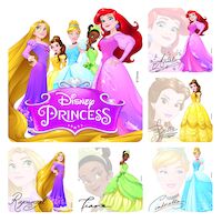 5251927 Assorted Stickers Disney Princess Autograph Stickers, 100/Roll, PS631