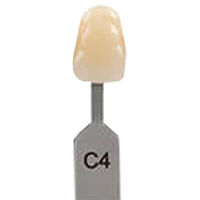 5252437 VITA Classical A1-D4 Shade Guide VITA Classical Shade Tab C4, G165CN
