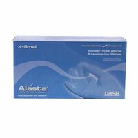 9507537 Alasta Nitrile PF Gloves X-Small, Blue, 200/Box, ALS200XS