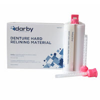 9507637 Darby Hard Relining Material Hard Relining Cartridge Refill, 10 mixing tips, 80g Cartridge