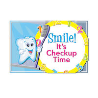 3310247 Smile It's Checkup Time Smile It's Checkup Time, 200/Box, RC8594