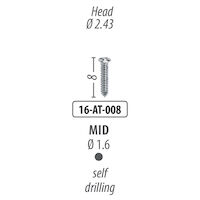 496-0447  1.6 mm x 8 mm, Mid Auto-Screw, 16-AT-008 product image